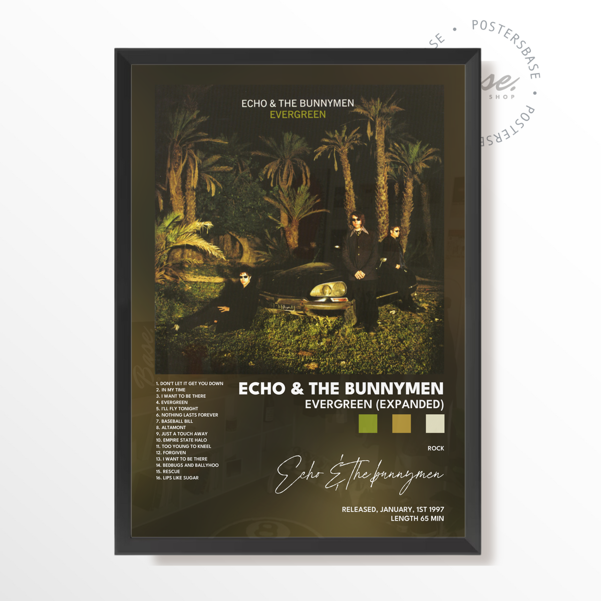 echo the bunnymen Evergreen Expanded poster