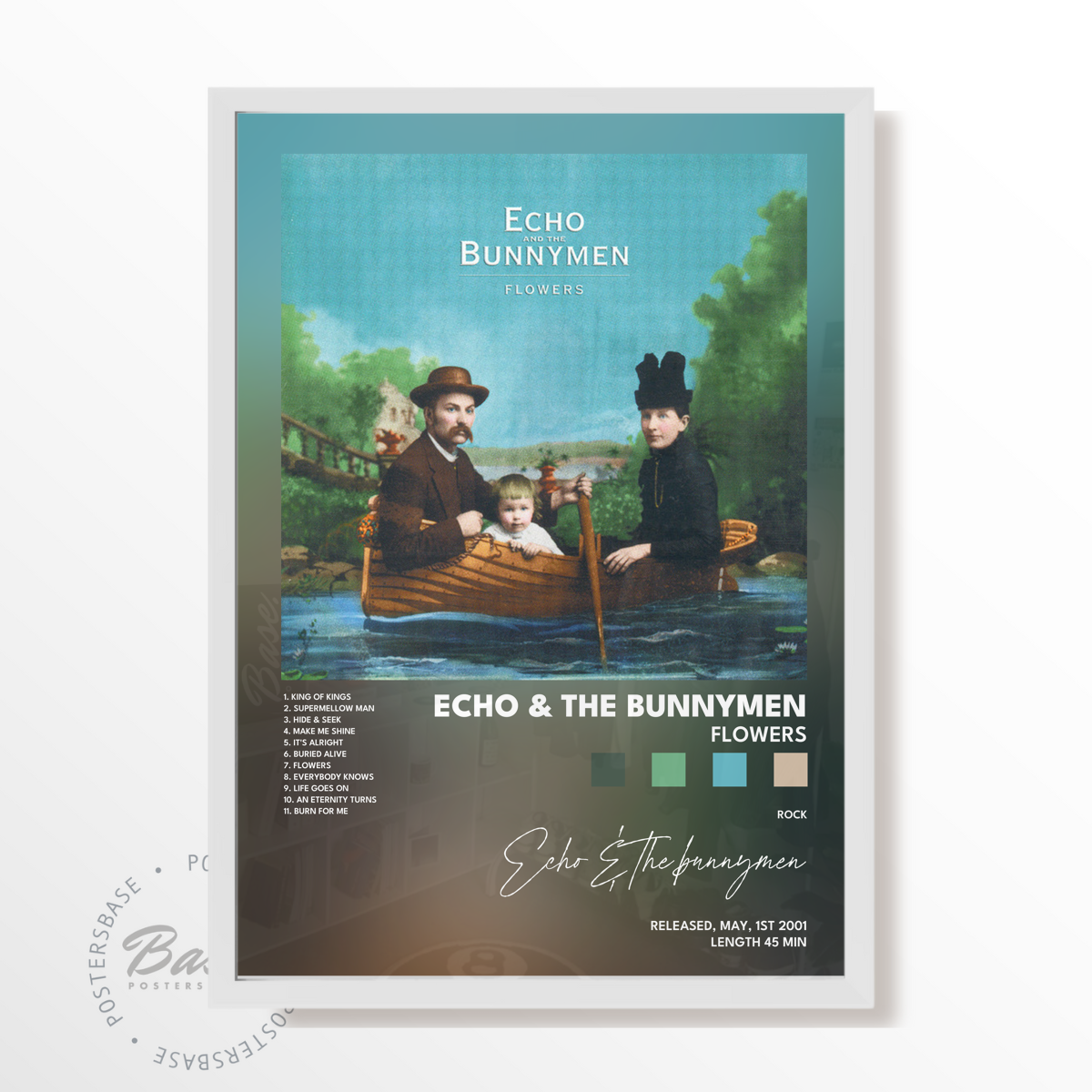 echo the bunnymen Flowers poster