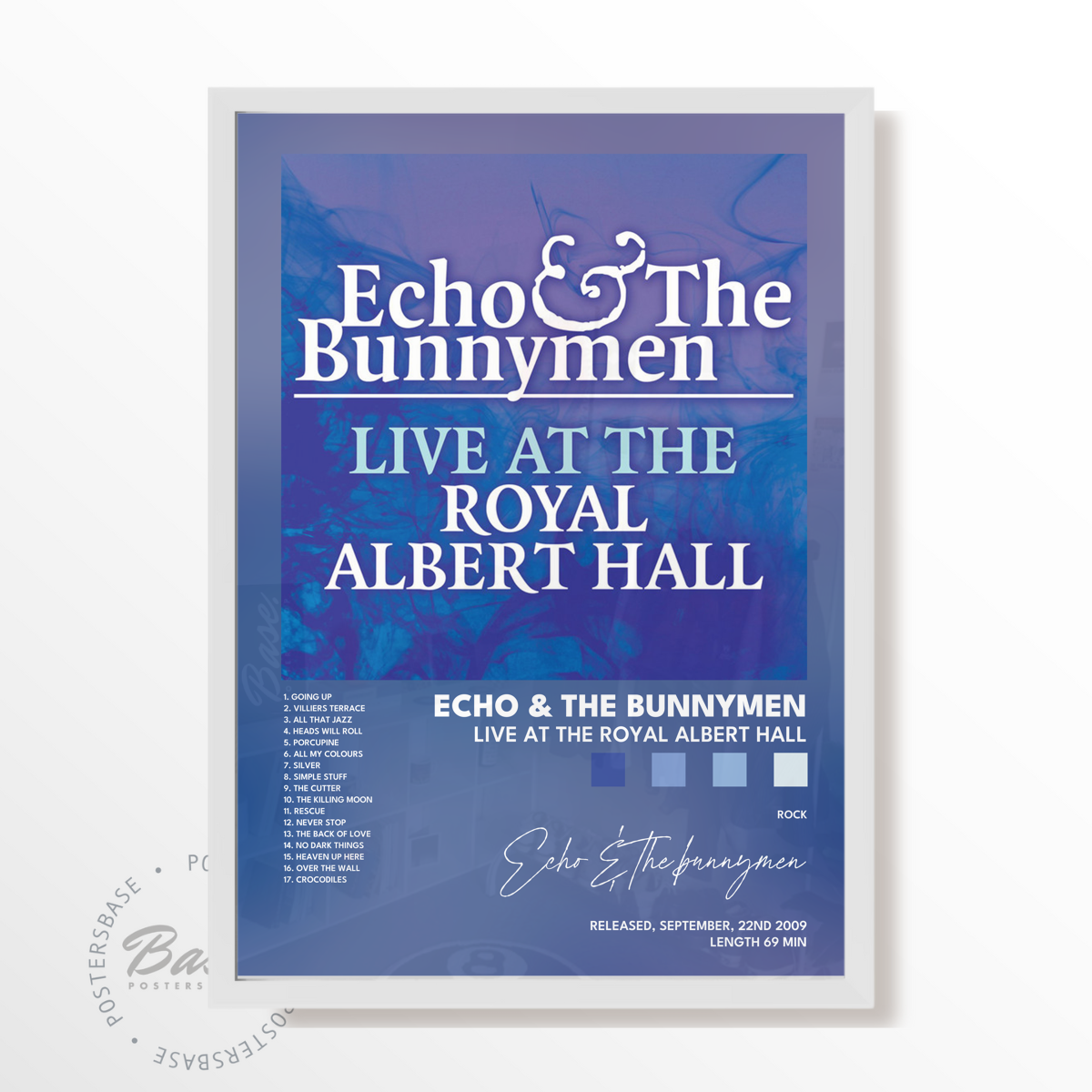 echo the bunnymen Live at the Royal Albert Hall poster