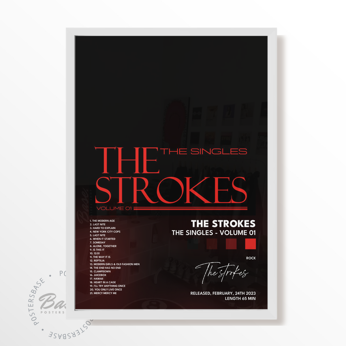 the strokes The Singles Volume 01 poster