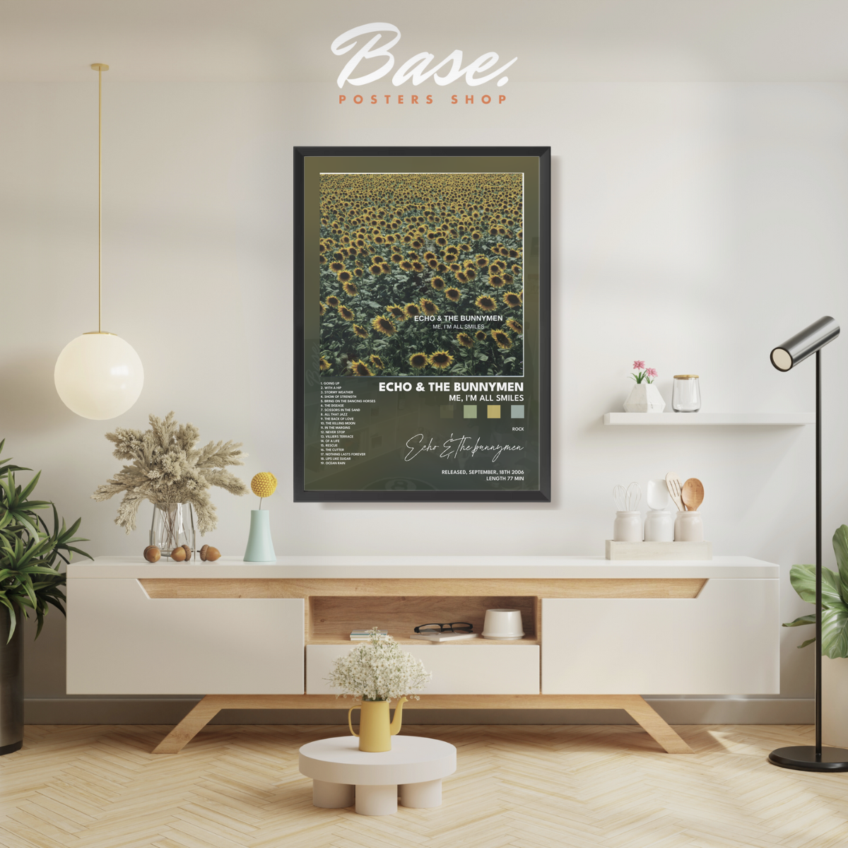 echo the bunnymen Me Im All Smiles poster