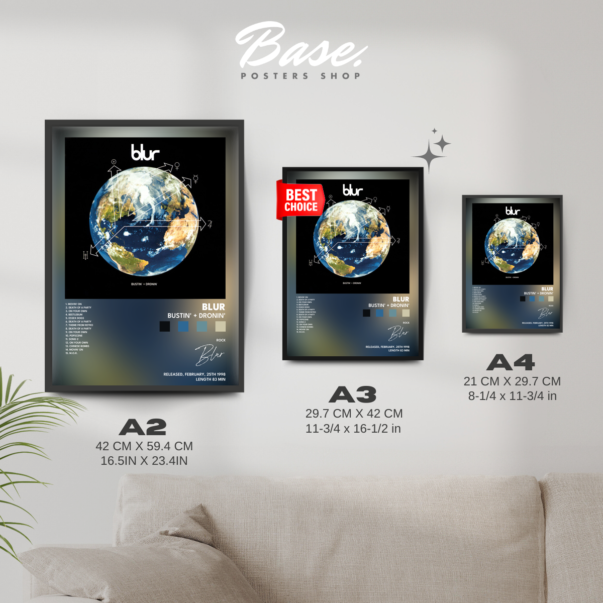 blur Bustin Dronin poster