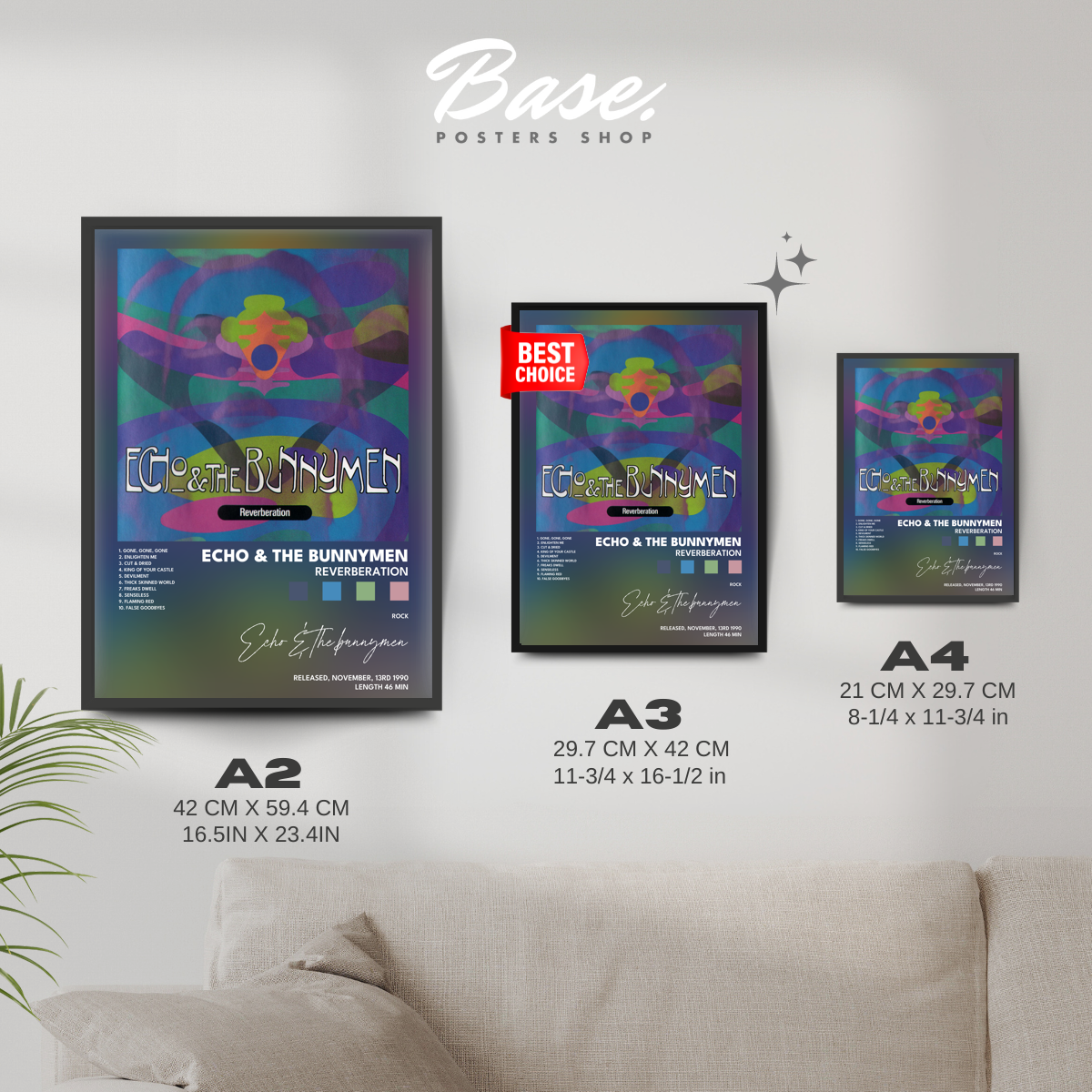 echo the bunnymen Reverberation poster