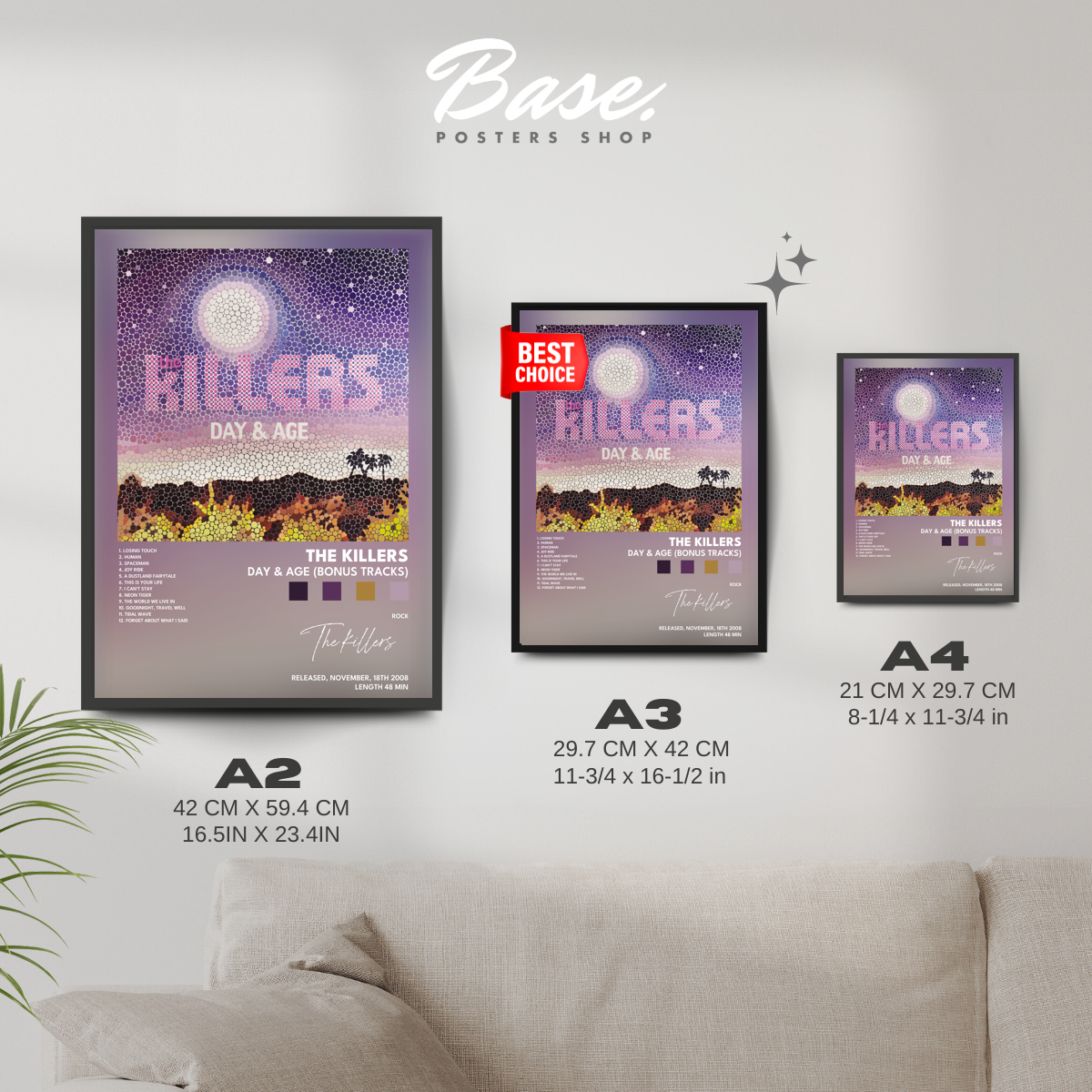 the killers Day Age Bonus Tracks poster