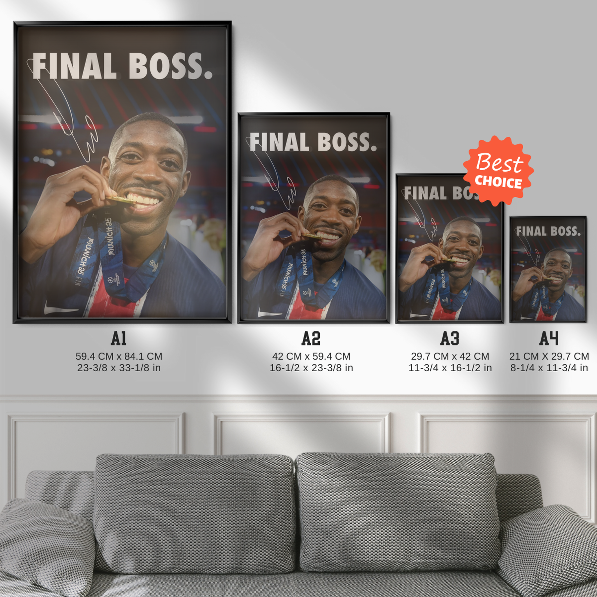 Ousmane Dembélé Psg 'final Boss'