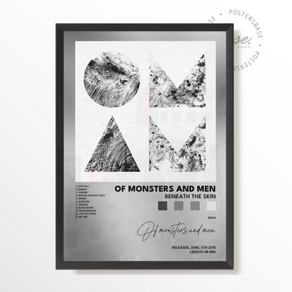 of monsters and men Beneath The Skin poster