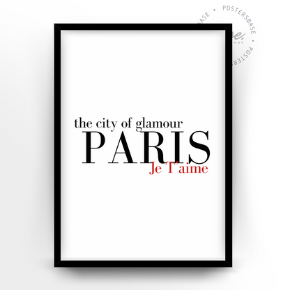 Paris, je t'aime