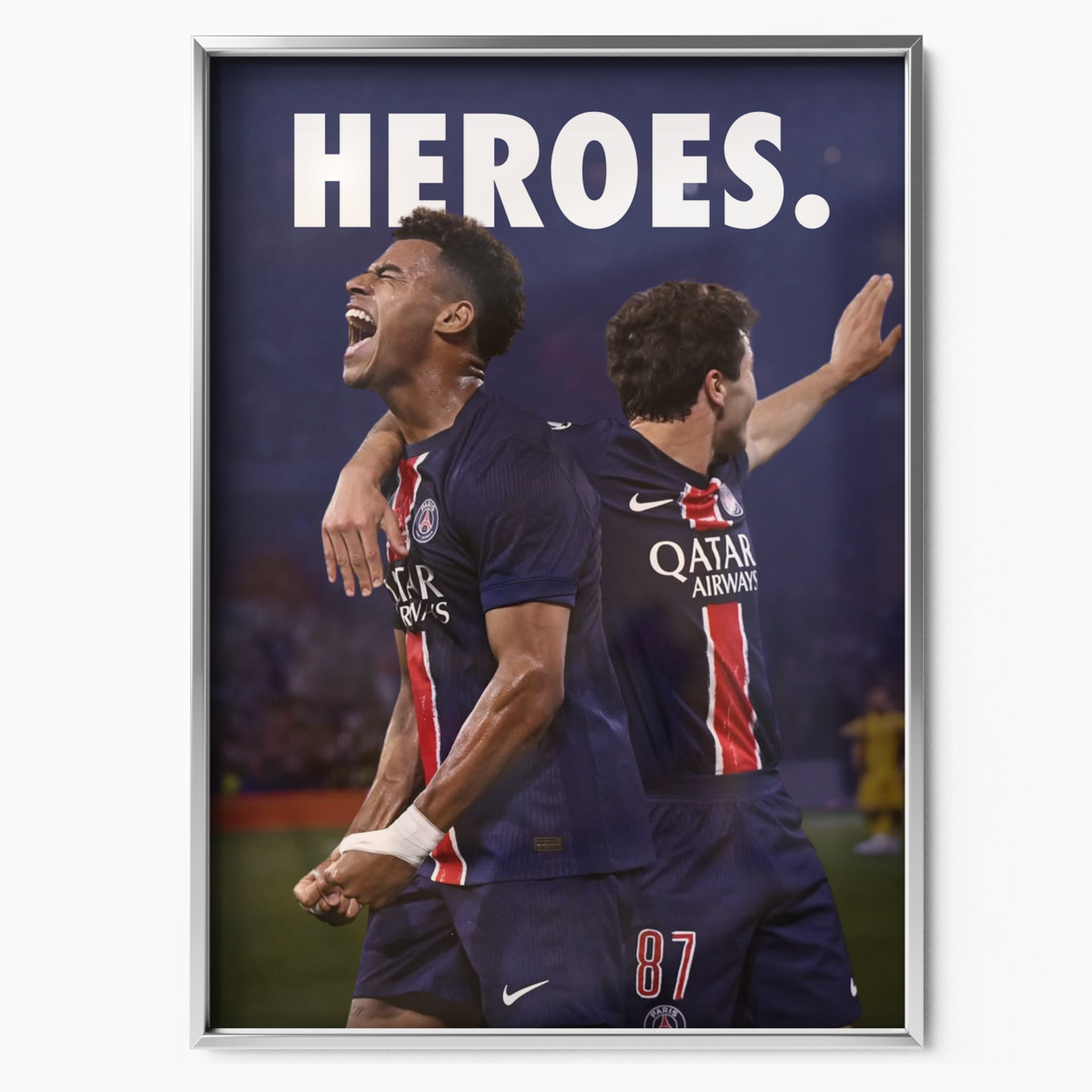 Doué X Joao Neves 'heroes'