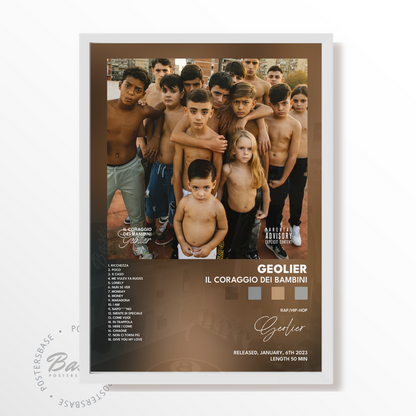 geolier IL CORAGGIO DEI BAMBINI poster
