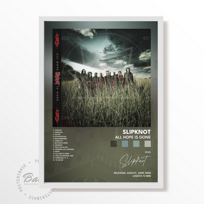 slipknot All Hope Is Gone poster