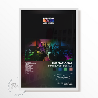 the national Boxer Live in Brussels poster