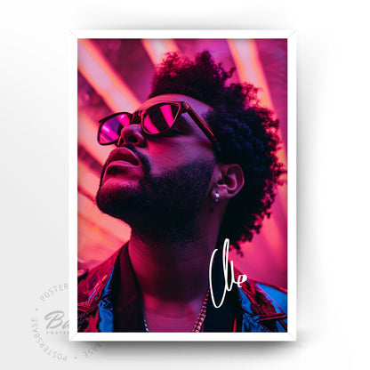 The Weeknd Pink Sign