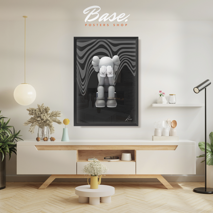 KAWS SLICK BACK