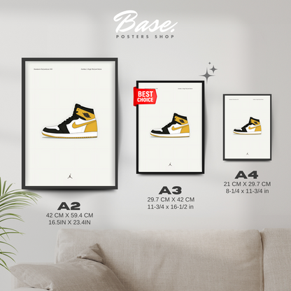 Jordan 1 High Yellow Ochre