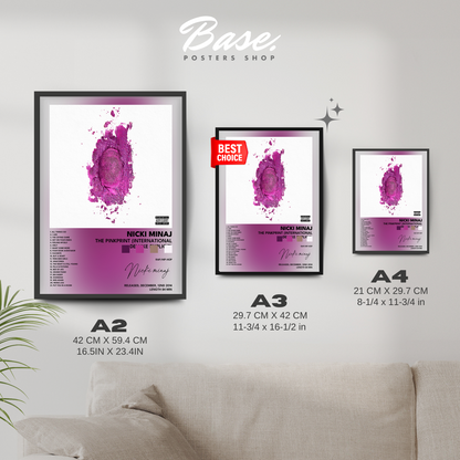 nicki minaj The Pinkprint International Deluxe Explicit poster
