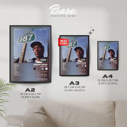 snoop dogg Neva Left poster