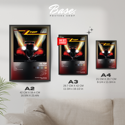 zz top Eliminator poster