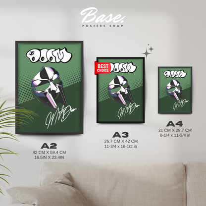 MF Doom Mask Sign
