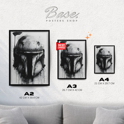 Star Wars / The Mandalorian B&W