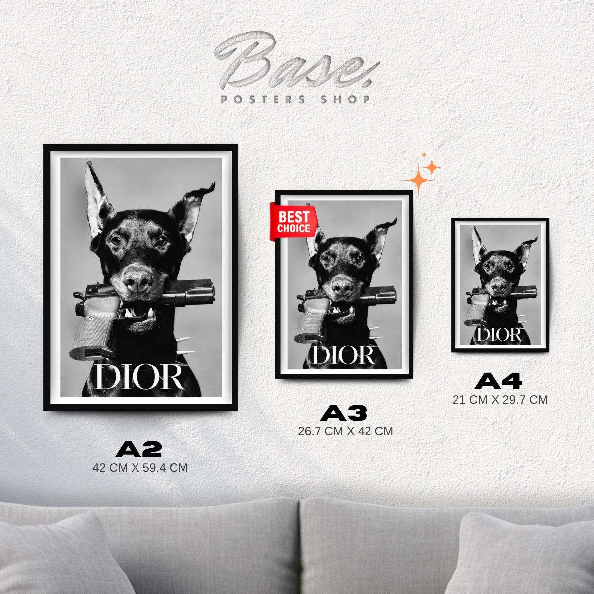 Dior Dog Border