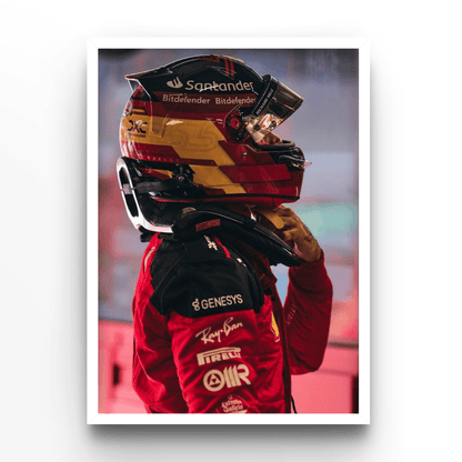 Carlos Sainz 2 - A4, A3, A2 Posters Base - Poster Print Shop / Art Prints / PostersBase