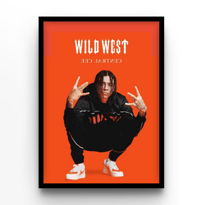 Central Cee Wild West - A4, A3, A2 Posters Base - Poster Print Shop / Art Prints / PostersBase