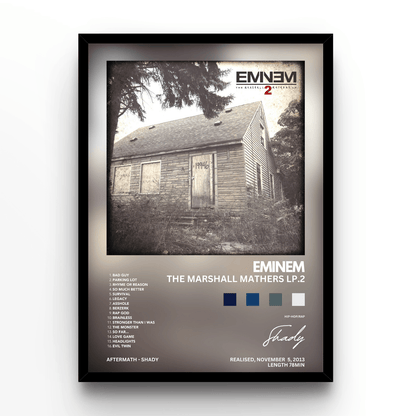 Eminem The Marshall Mathers - A4, A3, A2 Posters Base - Poster Print Shop / Art Prints / PostersBase