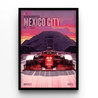 GP Mexico 2021 - A4, A3, A2 Posters Base - Poster Print Shop / Art Prints / PostersBase