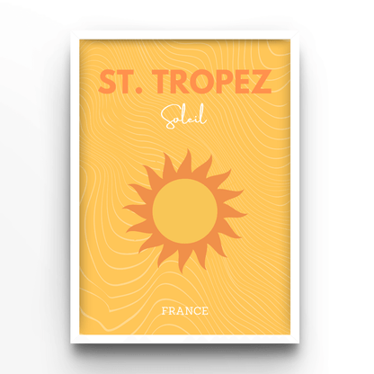 Saint-Tropez - A4, A3, A2 Posters Base - Poster Print Shop / Art Prints / PostersBase