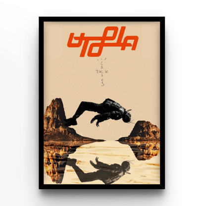 Travis Scott Utopia Cover - A4, A3, A2 Posters Base - Poster Print Shop / Art Prints / PostersBase